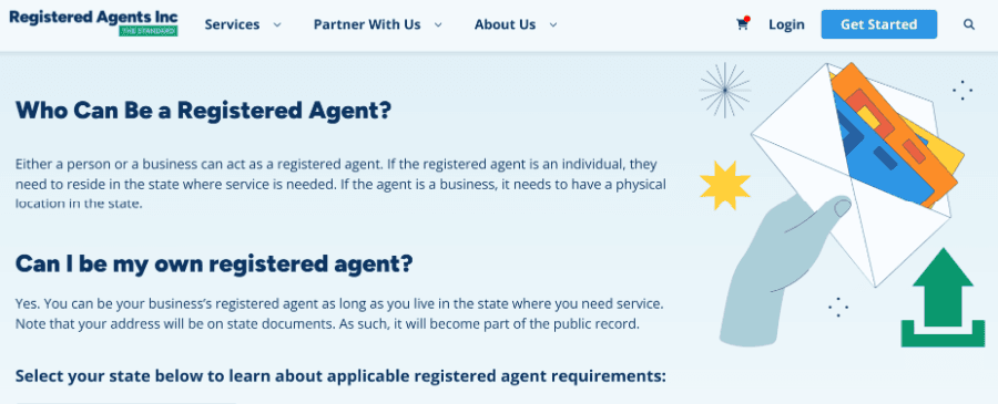 Registered Agents, Inc Registered Agent Page