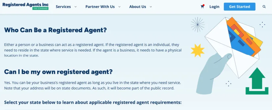 Registered Agents, Inc Registered Agent Page
