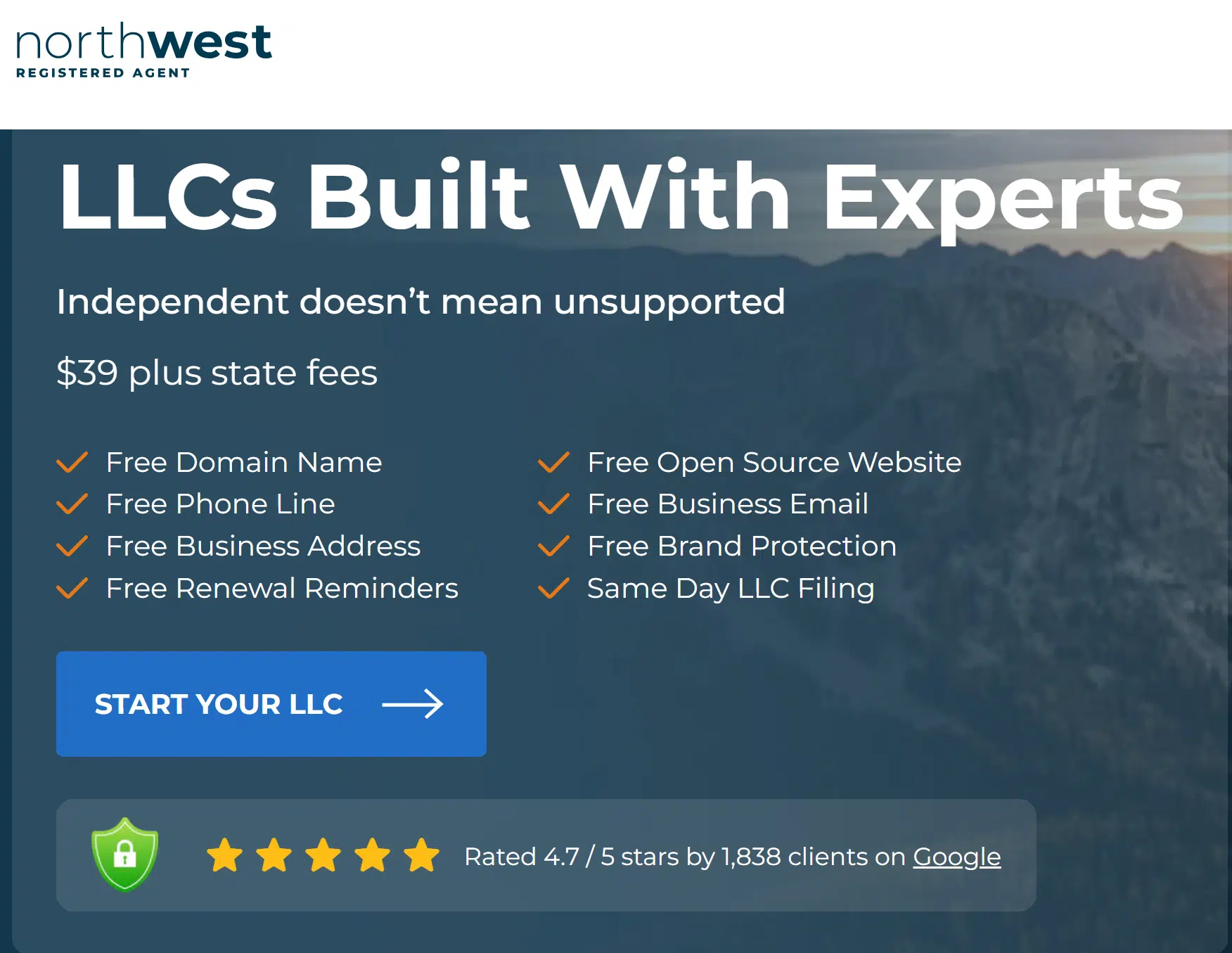 Northwest Registered Agent features